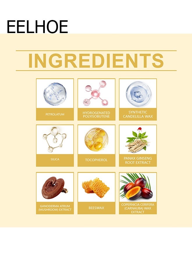 إيلهو عصا تلوين الشعر مع مشط مدمج - صبغة شعر مقاومة للماء والعرق - صبغة شعر جديدة 2 في 1، لتغطية الشعر الرمادي، صبغة للشعر لتغطية الشعر الرمادي (بني غامق) - Image 3